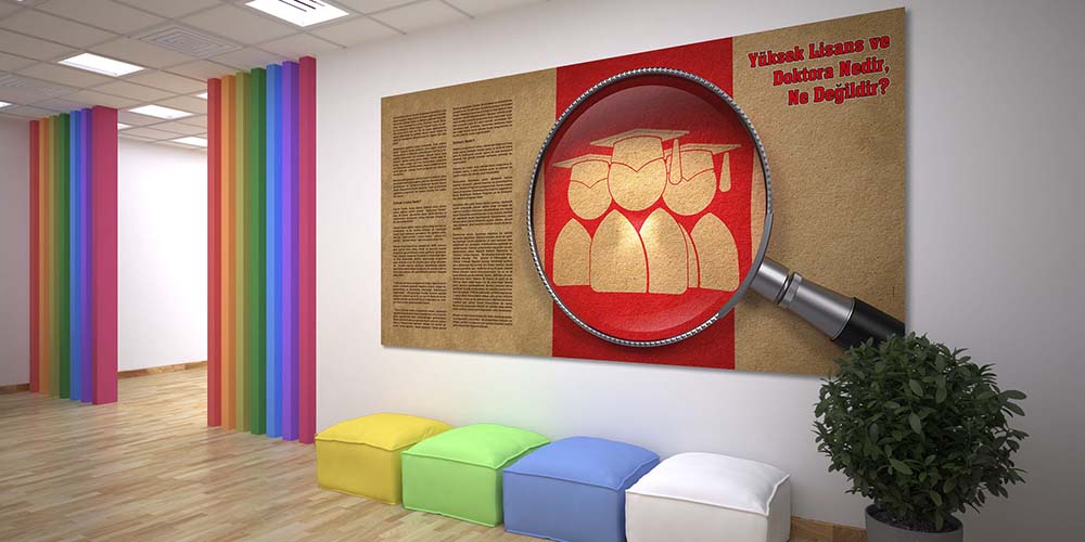 universite-suslemeleri-3115-09 Yüksek Lisans ve Doktora Bilgilendirme Dekoratif Poster 3115