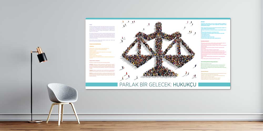 Parlak Bir Gelecek: Hukukçu – Büyük Ebat Dekoratif Poster  3137