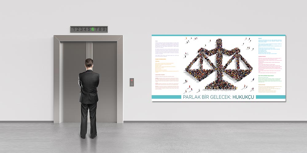 Parlak Bir Gelecek: Hukukçu – Büyük Ebat Dekoratif Poster  3137