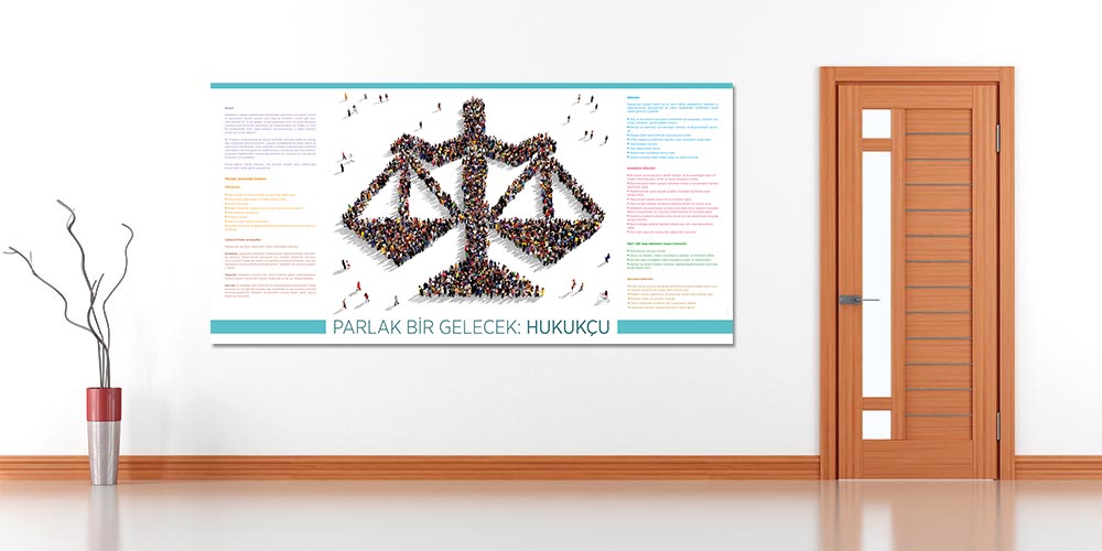 Parlak Bir Gelecek: Hukukçu – Büyük Ebat Dekoratif Poster  3137