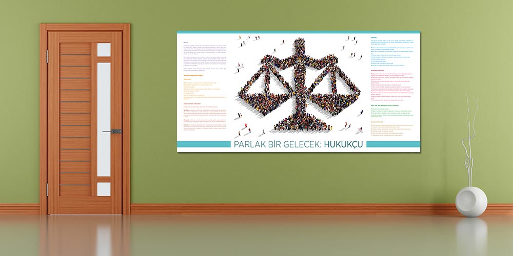 Parlak Bir Gelecek: Hukukçu – Büyük Ebat Dekoratif Poster  3137
