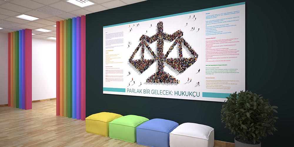 Parlak Bir Gelecek: Hukukçu – Büyük Ebat Dekoratif Poster  3137