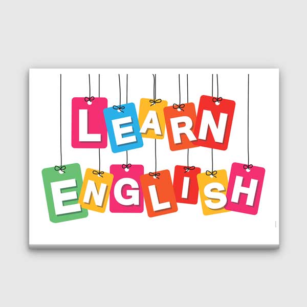 universite-suslemeleri-3296-0 Learn English Renkli Etiketli Eğitim Posteri – 3296