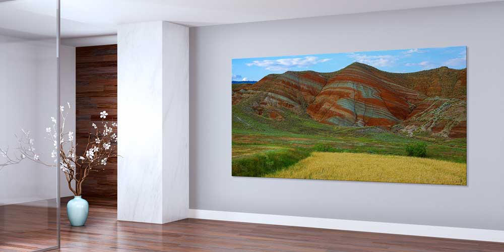 Doğu Anadolu Katmanlı Dağ Manzaralı Büyük Ebat Duvar Dekoru 11851