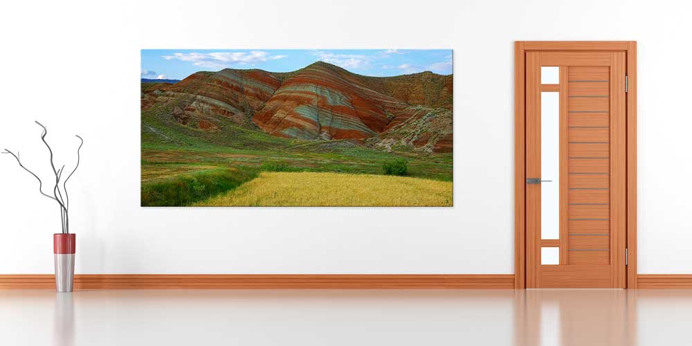 Doğu Anadolu Katmanlı Dağ Manzaralı Büyük Ebat Duvar Dekoru 11851