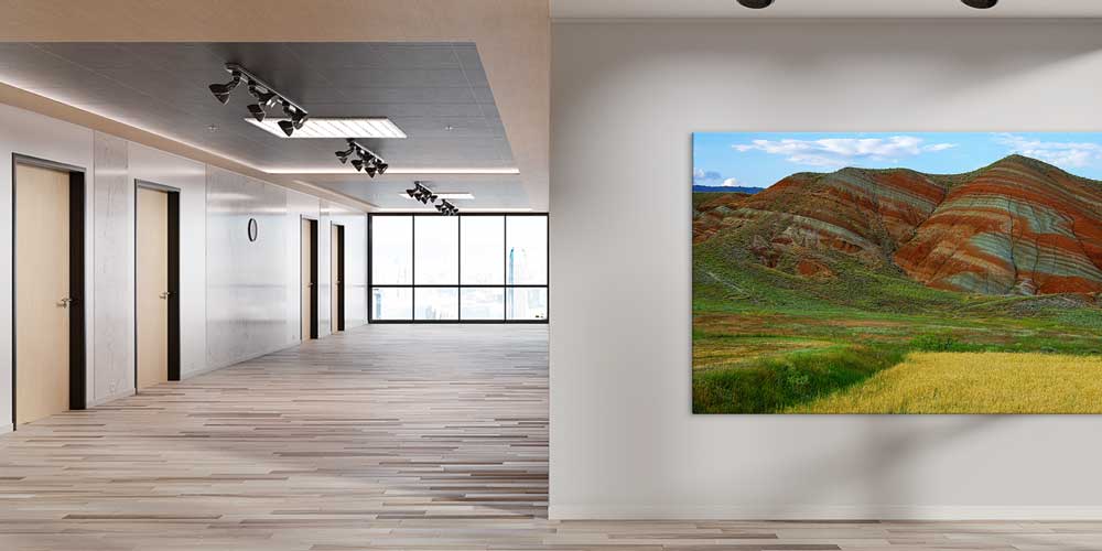 Doğu Anadolu Katmanlı Dağ Manzaralı Büyük Ebat Duvar Dekoru 11851