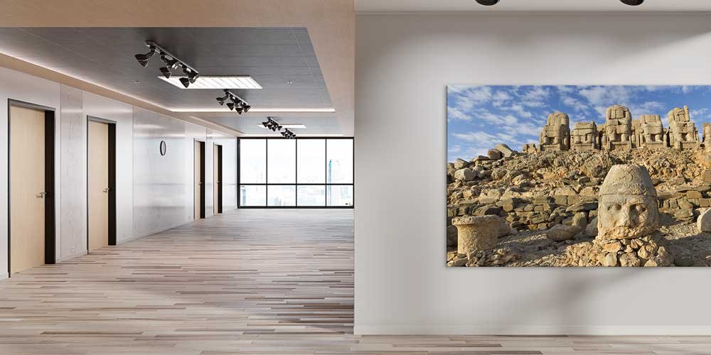 Nemrut Dağı Anıtsal Heykeller Büyük Ebat Duvar Dekoru 11854