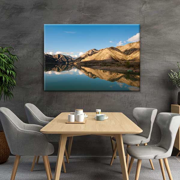 Doğu Anadolu Göl ve Dağ Manzarası Kanvas Tablo 11984