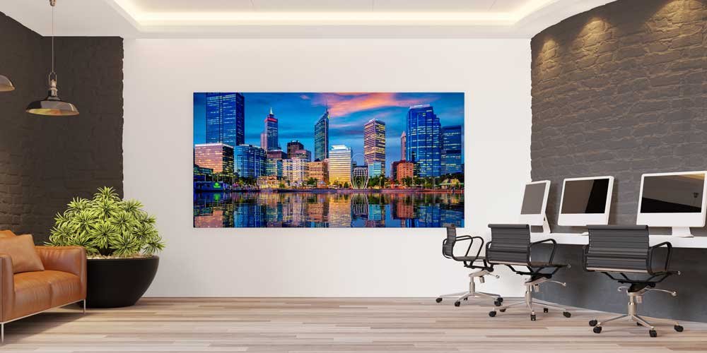 Perth Şehir Manzaralı Fotoğraf Sanatı Büyük Ebat Duvar Dekoru 14101