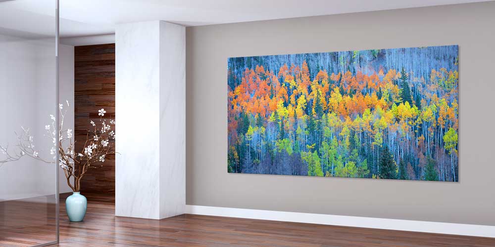 wall-art-decor-14139-01 Renkli Sonbahar Ormanı Büyük Ebat Duvar Dekor Ürünü 14139