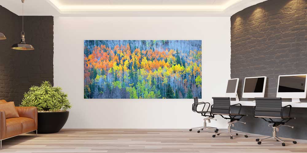 wall-art-decor-14139-03 Renkli Sonbahar Ormanı Büyük Ebat Duvar Dekor Ürünü 14139