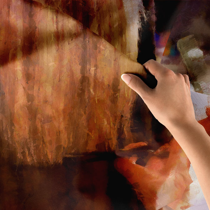 Sanatsal Saç Kesimi Temalı Kuaför Duvar Örtüsü 5741