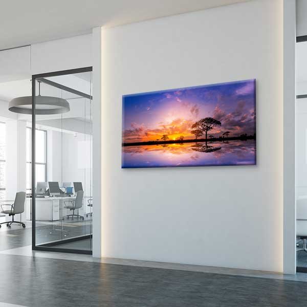 Afrika Günbatımı Yansıma Kanvas Tablo – 13641