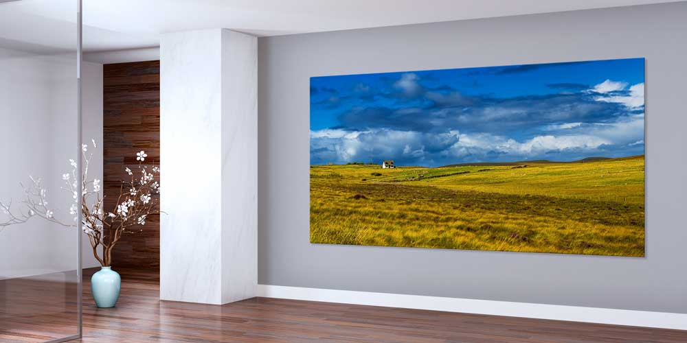 Büyük Ebat Duvar Dekoru Geniş Kır Manzarası 14264