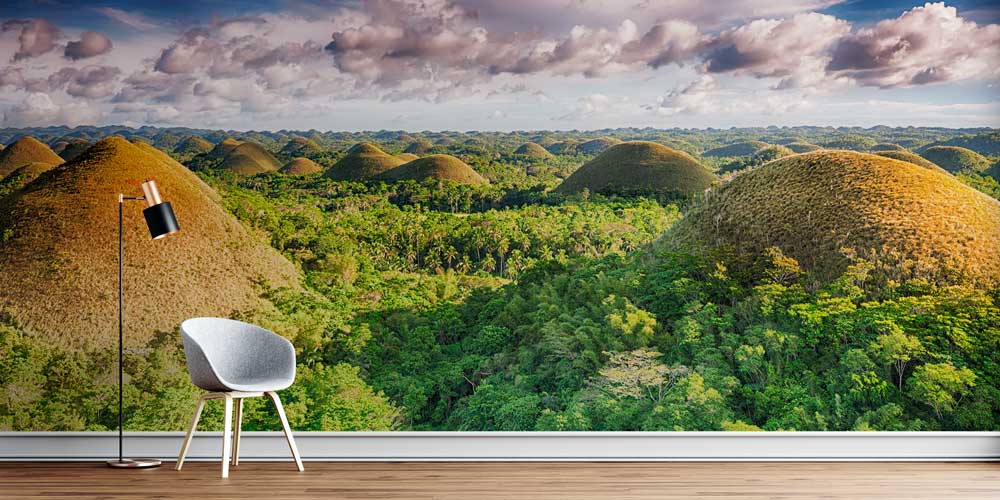 Chocolate Hills Tropikal Doğa Manzarası Duvar Kağıdı 12821