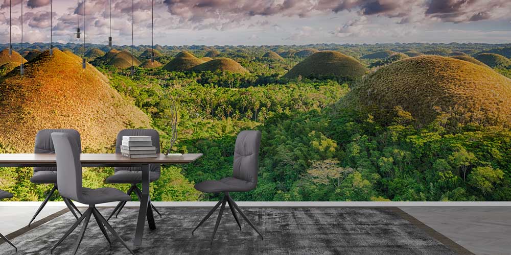 Chocolate Hills Tropikal Doğa Manzarası Duvar Kağıdı 12821