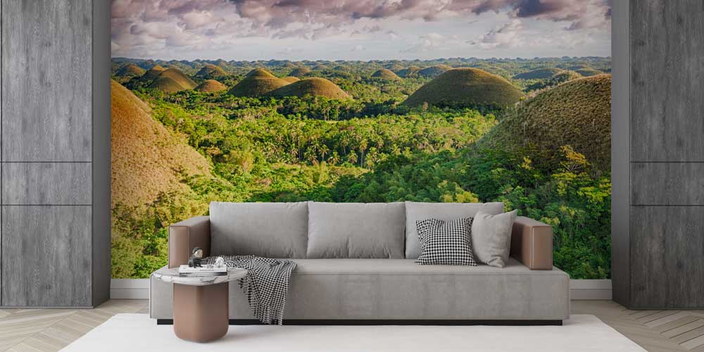 Chocolate Hills Tropikal Doğa Manzarası Duvar Kağıdı 12821