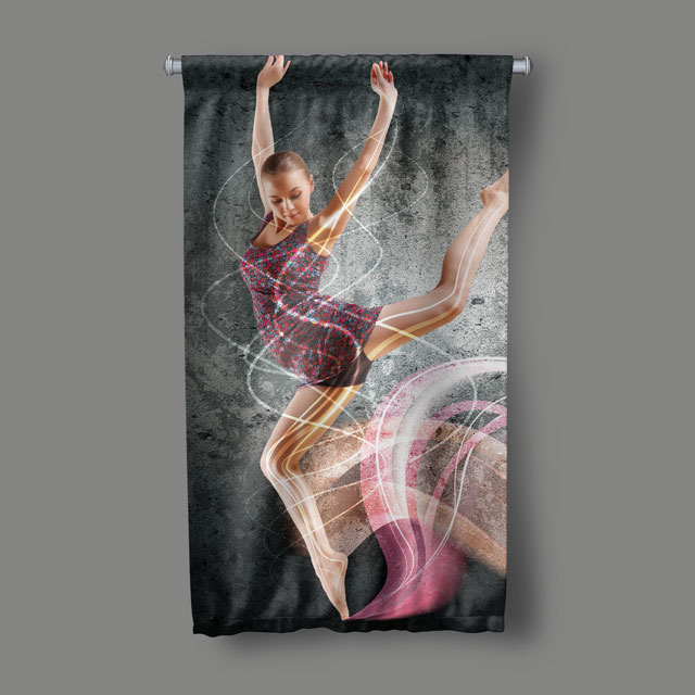 wall-banner-5888-00 Bale Dans Spor Duvar Flaması 5888
