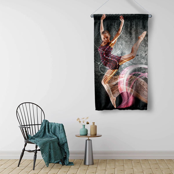 Bale Dans Spor Duvar Flaması 5888