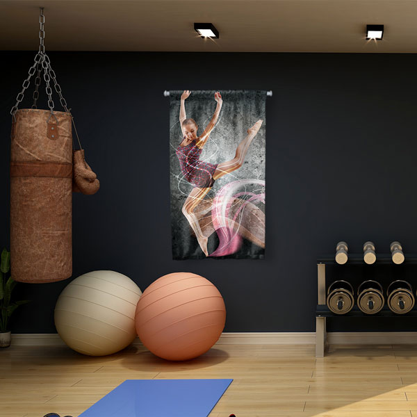 Bale Dans Spor Duvar Flaması 5888