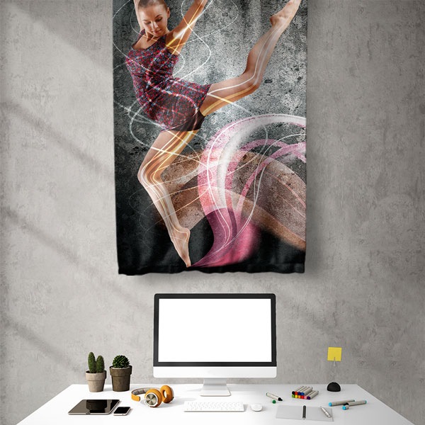 Bale Dans Spor Duvar Flaması 5888