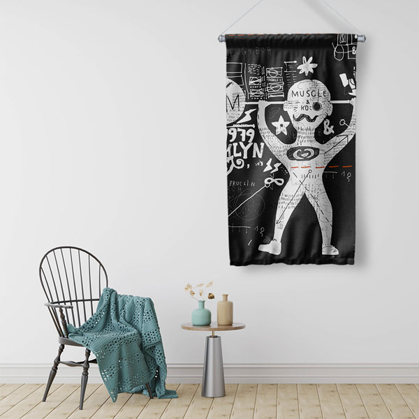 Fitness Urban Duvar Flaması 5905