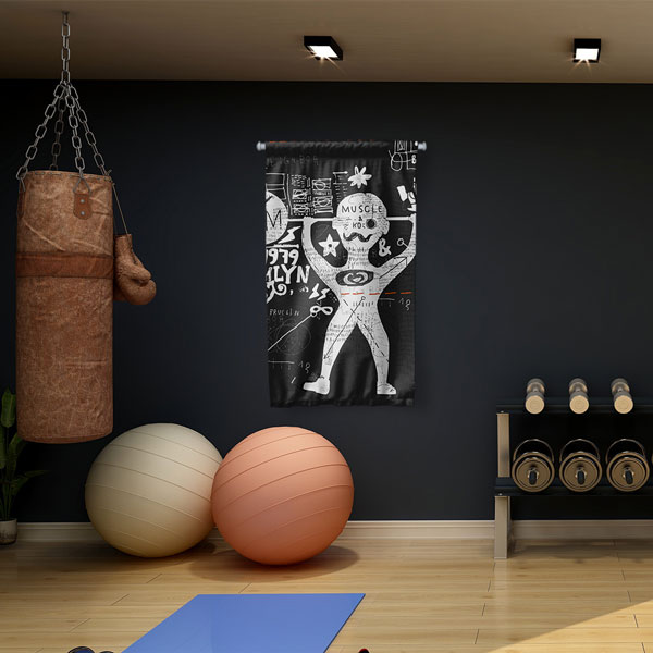 Fitness Urban Duvar Flaması 5905