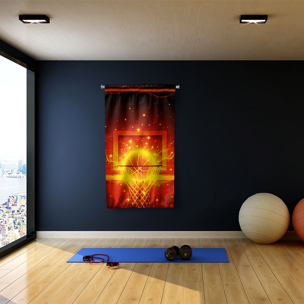 Basketbol Enerji Duvar Flaması 5889