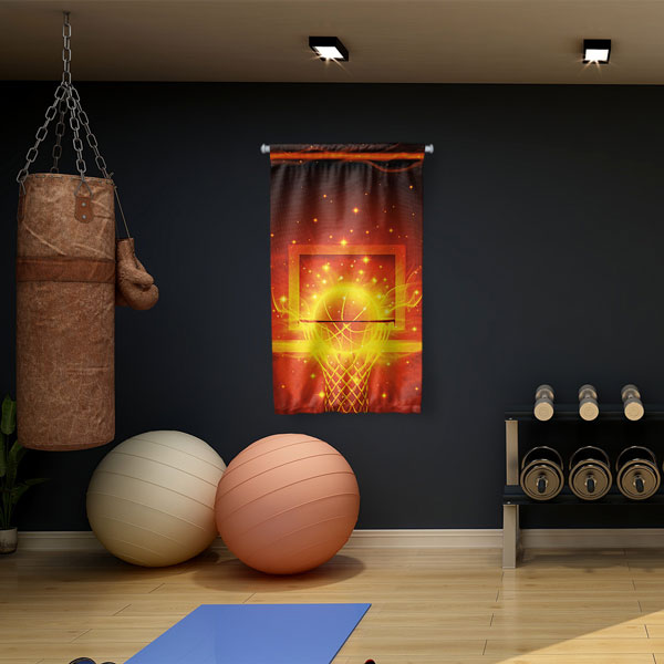 Basketbol Enerji Duvar Flaması 5889
