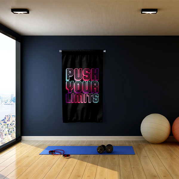 Push Your Limits Duvar Flaması 5892