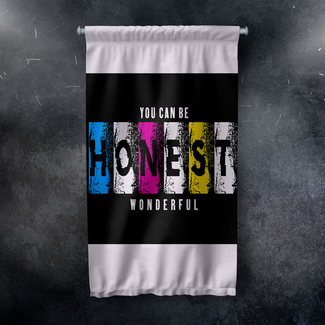 You Can Be Honest Duvar Flaması 7670