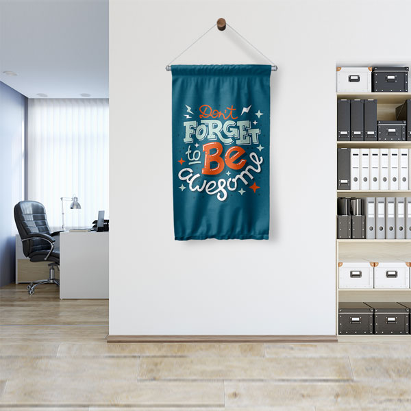 Don't Forget to Be Awesome Duvar Flaması 7675