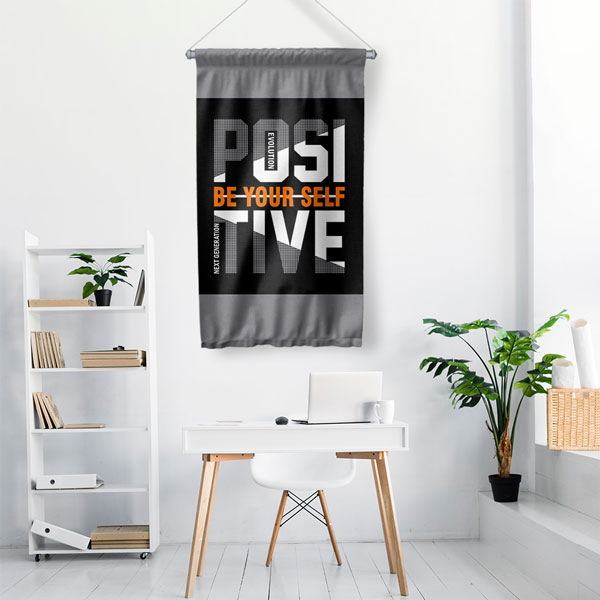 Positive Be Yourself Duvar Flaması 7667