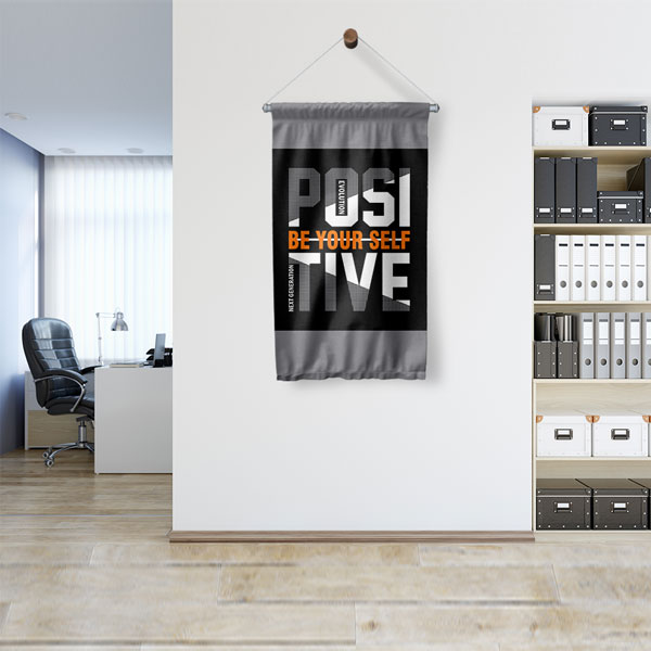 Positive Be Yourself Duvar Flaması 7667