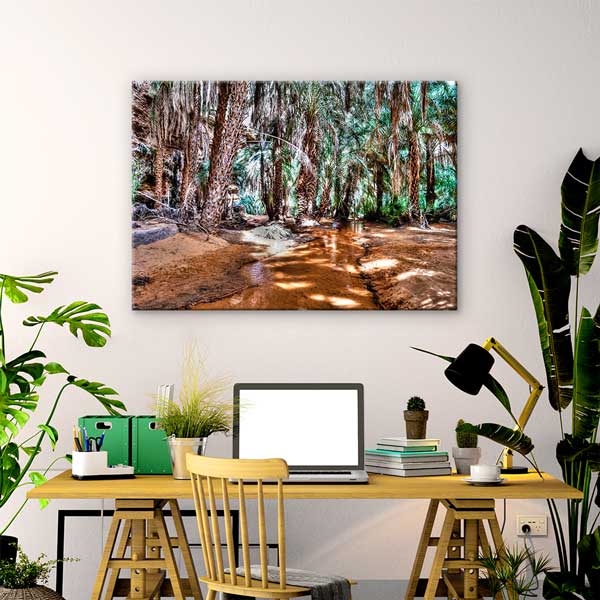 Tropik Orman Su Yolu Kanvas Tablo 13299