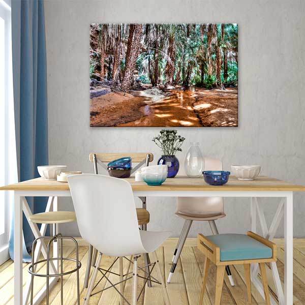 Tropik Orman Su Yolu Kanvas Tablo 13299