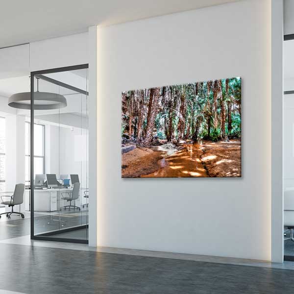Tropik Orman Su Yolu Kanvas Tablo 13299