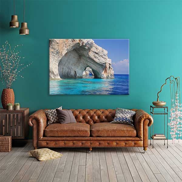 Deniz Mağarası Manzarası Kanvas Tablo 13366