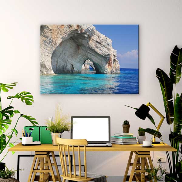Deniz Mağarası Manzarası Kanvas Tablo 13366
