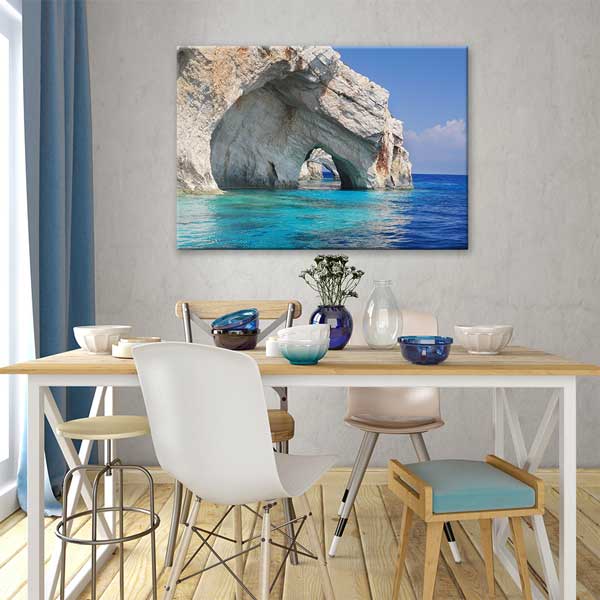 Deniz Mağarası Manzarası Kanvas Tablo 13366