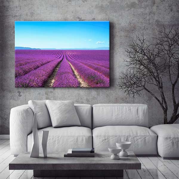 Kristal berraklığındaki nehir ve taş köprünün yer aldığı dekoratif kanvas tablo duvar baskısı 13368