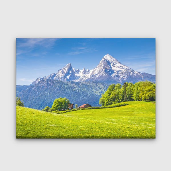 Watzmann Dağı Manzarası Kanvas Tablo 13383