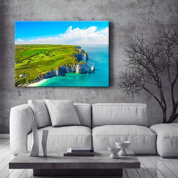 Sahil Falezleri Manzara Kanvas Tablo 13526