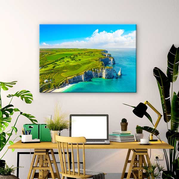 Sahil Falezleri Manzara Kanvas Tablo 13526