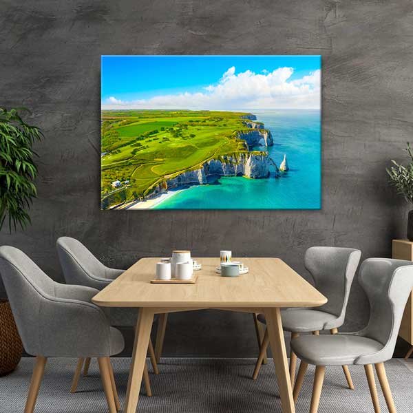 Sahil Falezleri Manzara Kanvas Tablo 13526