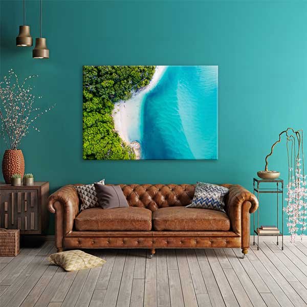 Tropikal Sahil Kanvas Tablo 13297