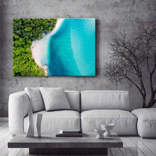 Tropikal Sahil Kanvas Tablo 13297