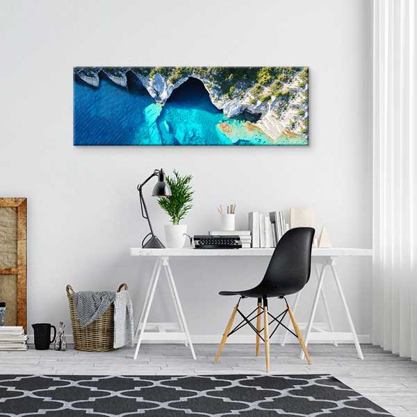 Kış Ormanı Gün Doğumu – Kanvas Manzara Tablo 13906