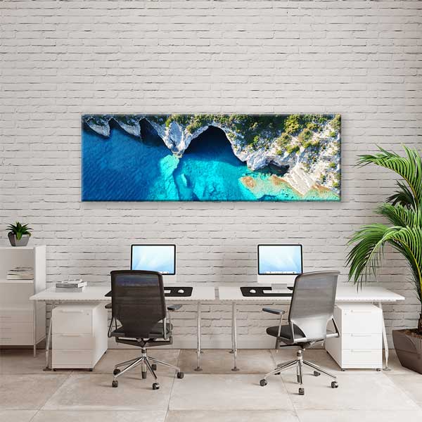 Kış Ormanı Gün Doğumu – Kanvas Manzara Tablo 13906