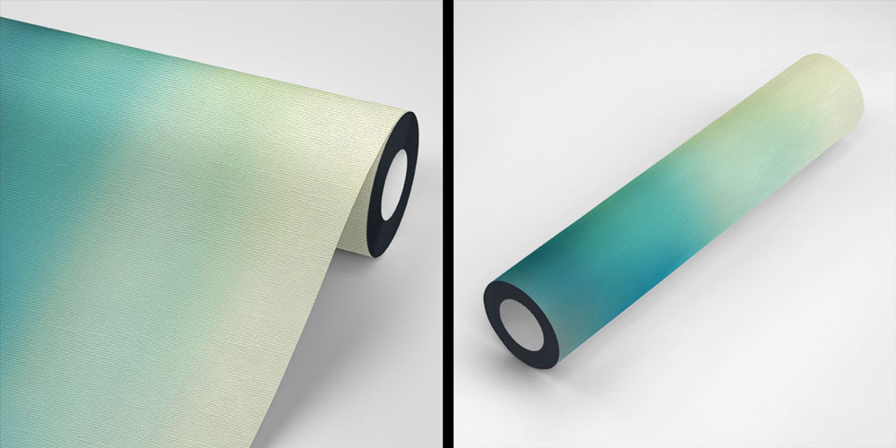 Yeşil Ton Geçişli Duvar Kağıdı 4173